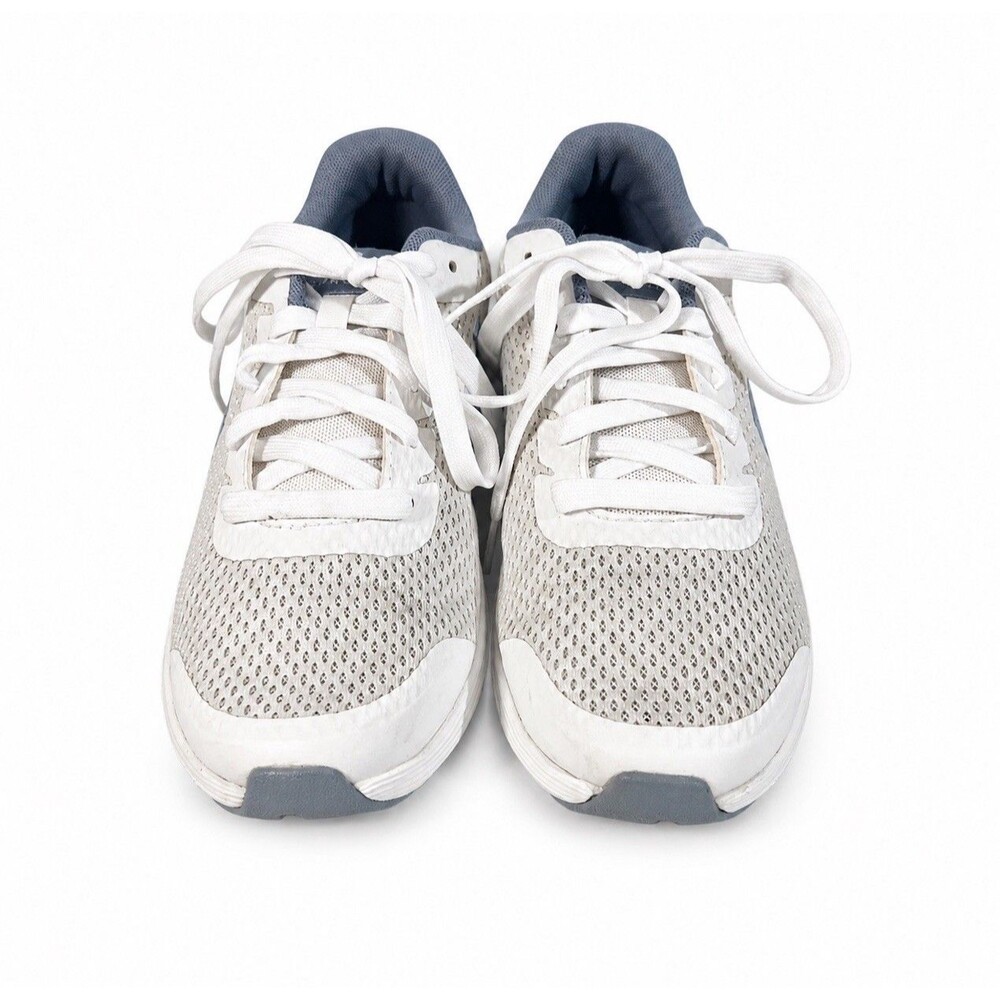 Under Armour Women’s  Running Shoes Size 8 White Blue Athletic Sneakers